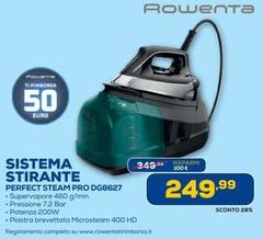 Rowenta - Sistema Stirante Perfect Steam Pro DG8627