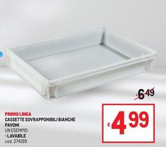 Linea - Cassette Sovrapponibili Bianche