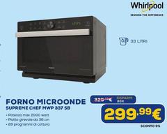 Whirlpool - Forno Microonde Supreme Chef Mwp 337 Sb