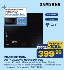 Samsung - Piano Cottura Ad Induzione NZ64B5045GK