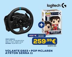 Logitech - Volante G923 + Pop Mclaren Ayrton Senna 11