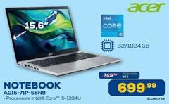 Acer - Notebook AG15-71P-56N9