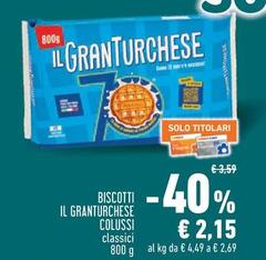 Colussi - Biscotti Il Granturchese