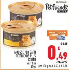 Conad - Mousse Per Gatti Petfriends Plus
