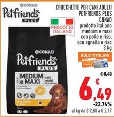 Crocchette Per Cani Adulti Petfriends Plus