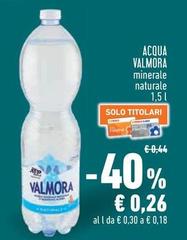Valmora - Acqua
