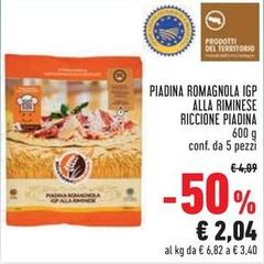 Riccione piadina - Piadina Romagnola IGP Alla Riminese