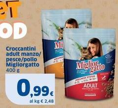 Morando - Croccantini Adult Manzo, Pesce/Pollo Migliorgatto