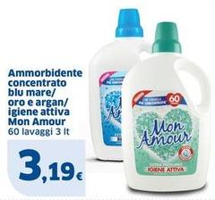 Mon Amour - Ammorbidente Concentrato Blu Mare/Oro E Argan/Igiene Attiva