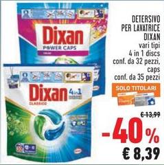 Dixan - Detersivo Per Lavatrice