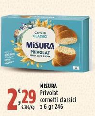 Misura - Privolat Cornetti Classici