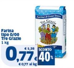Tre grazie - Farina Tipo 0/00