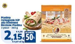 Riccione piadina - Piadina Romagnola IGP Alla Riminese