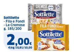 Sottilette - Fila E Fondi