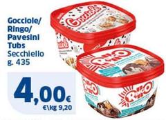 Gocciole - / Ringo/Pavesini Tubs