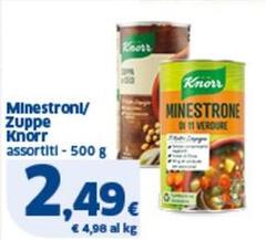 Knorr - Minestrone/zuppe