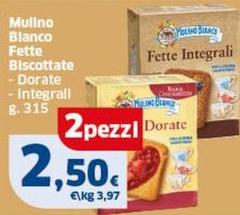 Mulino Bianco - Fette Biscottate Dorate