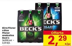 Becks - Birra Pilsner O Blue Pilsner Analcolica