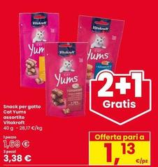 Vitakraft - Snack Per Gatto Cat Yums