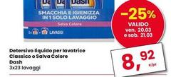 Dash - Detersivo Liquido Per Lavatrice Classico O Salva Colore