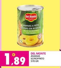Del monte - Ananas Sciroppato
