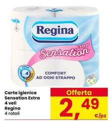 Regina - Carta Igienica Sensation Extra 4 Veli