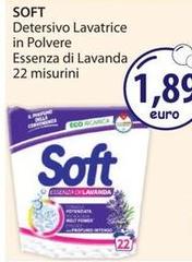 Soft - Detersivo Lavatrice In Polvere Essenza Di Lavanda 22 Misurini