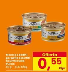 Purina - Mousse O Dadini Per Gatto Assortiti Gourmet Gold