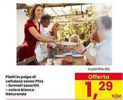 Piatti In Polpa Di Cellulosa Senza Pfas