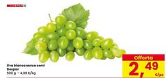 Despar - Uva Bianca Senza Semi