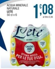 Lete - Acqua Minerale Naturale