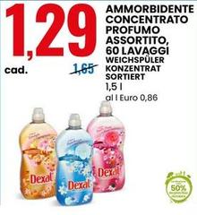 Ammorbidente Concentrato Profumo Assortito, 60 Lavaggi