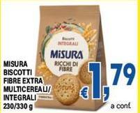 Misura - Biscotti Fibre Extra Multicereali/ Integrali