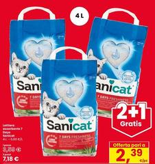 Sanicat - Lettiera Assorbente 7 Delicato