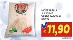 Mozzarella Julienne Verde Pascolo