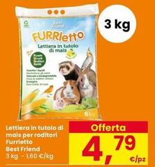 Best Friend - Lettiera In Tutolo Di Mais Per Roditori