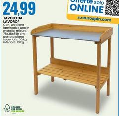 Misura - Tavolo Da Lavoro