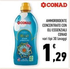 Conad - Ammorbidente Concentrato Con Oli Essenziali