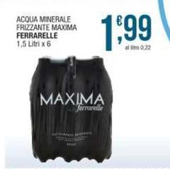 Ferrarelle - Acqua Minerale Frizzante Maxima