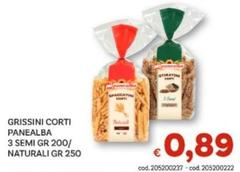 Cuor di natura - Grissini Corti Panealba 3 Semi