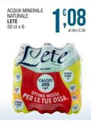 Lete - Acqua Minerale Naturale
