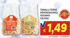 Taralli Terre Peperoncino/Sesamo