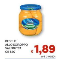 Valfrutta - Pesche Allo Sciroppo