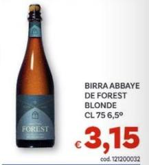 Birra Abbaye De Forest Blonde