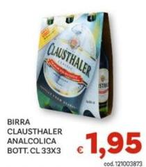 Clausthaler - Birra Analcolica