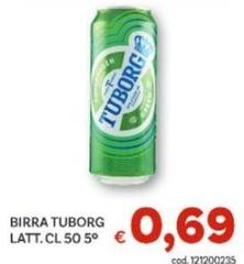 Tuborg - Birra Latt.Cl 50