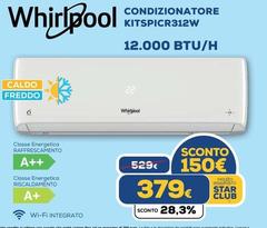 Whirlpool - Condizionatore Kitspicr312w 12000 Btu/h