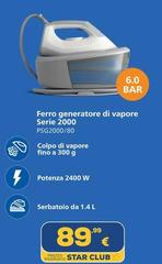 Star - Ferro Generatore Di Vapore Serie 2000 Psg2000/80