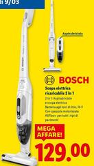 Bosch - Scopa Elettrica Ricaricabile 2 In 1 
