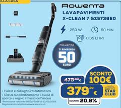 Rowenta - Lavapavimenti X-Clean 7 GZ5736E0O